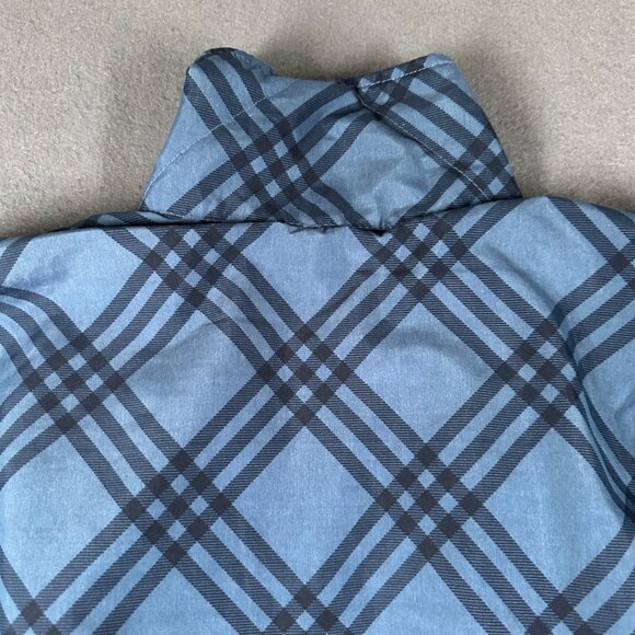 Sunderland of Scotland Cygnet Ladies L Blue Plaid Pullover Weatherbeater 1/4 Zip - Picture 14 of 14